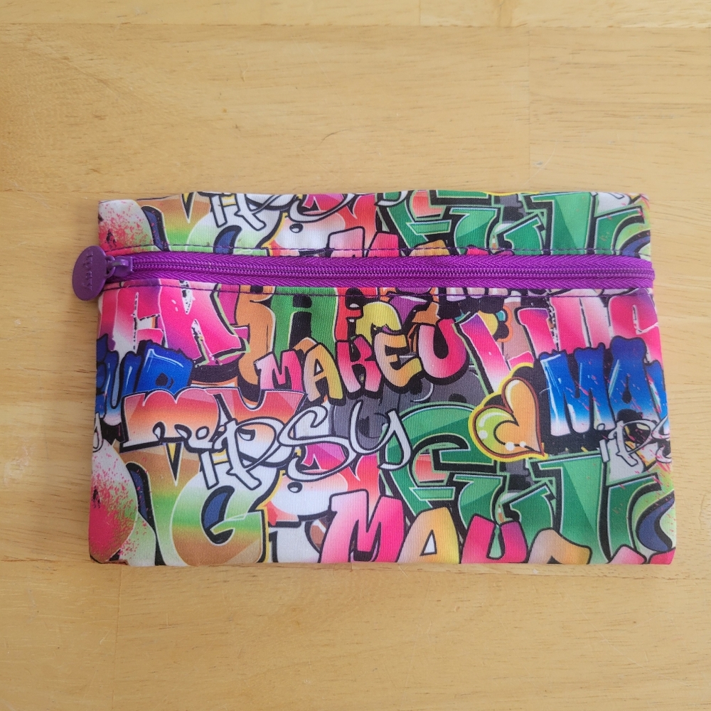 New IPSY Colorful Graffiti Makeup Bag
